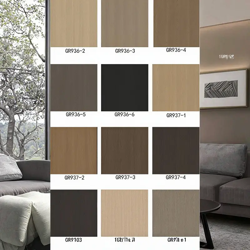 ఆధునిక డిజైన్ స్టైల్ పివిసి అలంకార చిత్రం